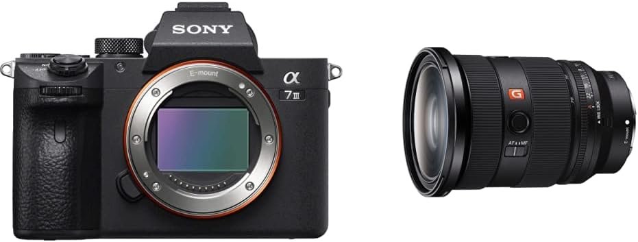 Sony a7 III ILCE7M3/B Full-Frame Mirrorless Interchangeable-Lens Camera with 3-Inch LCD, Body Only,Base Configuration,Black | 24.2MP Full-Frame Exmor R, 4k30p Video, 10 Fps Continuous, 5-Axis In-Body Stabilization, 693 Phase-Detect Af