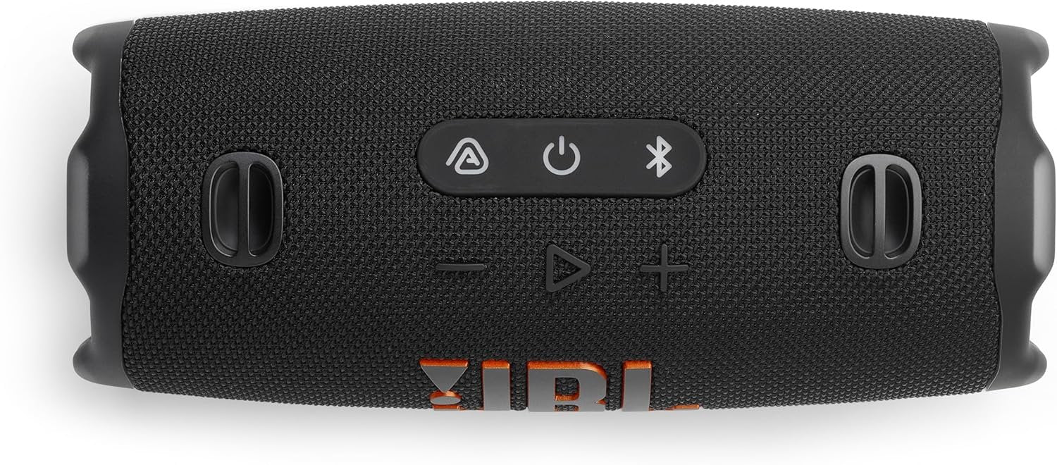 JBL Charge 6 Portable Bluetooth Speaker, Waterproof, Drop-Proof - Black | Long Battery Life Up To 28 Hours, Quick Charging, Built-In Powerbank, Weatherproof For Outdoor, Poolside, And Shower Use