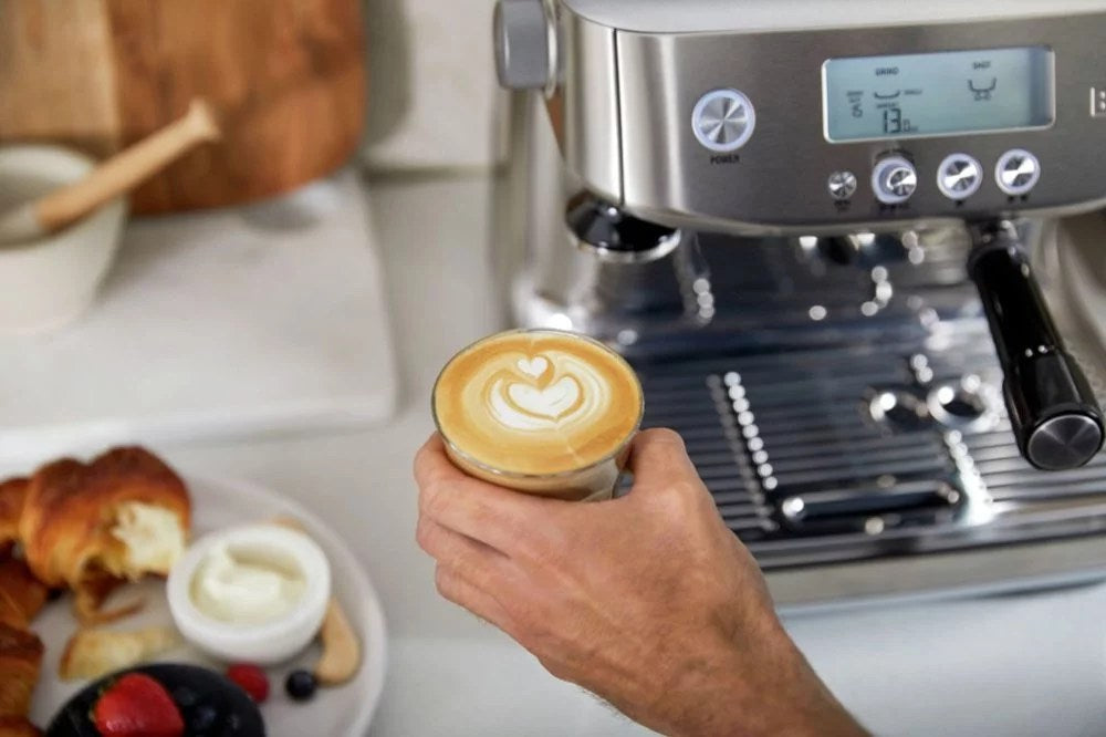 Breville  BES878BSS The Barista Pro Espresso Machine – Stainless Steel