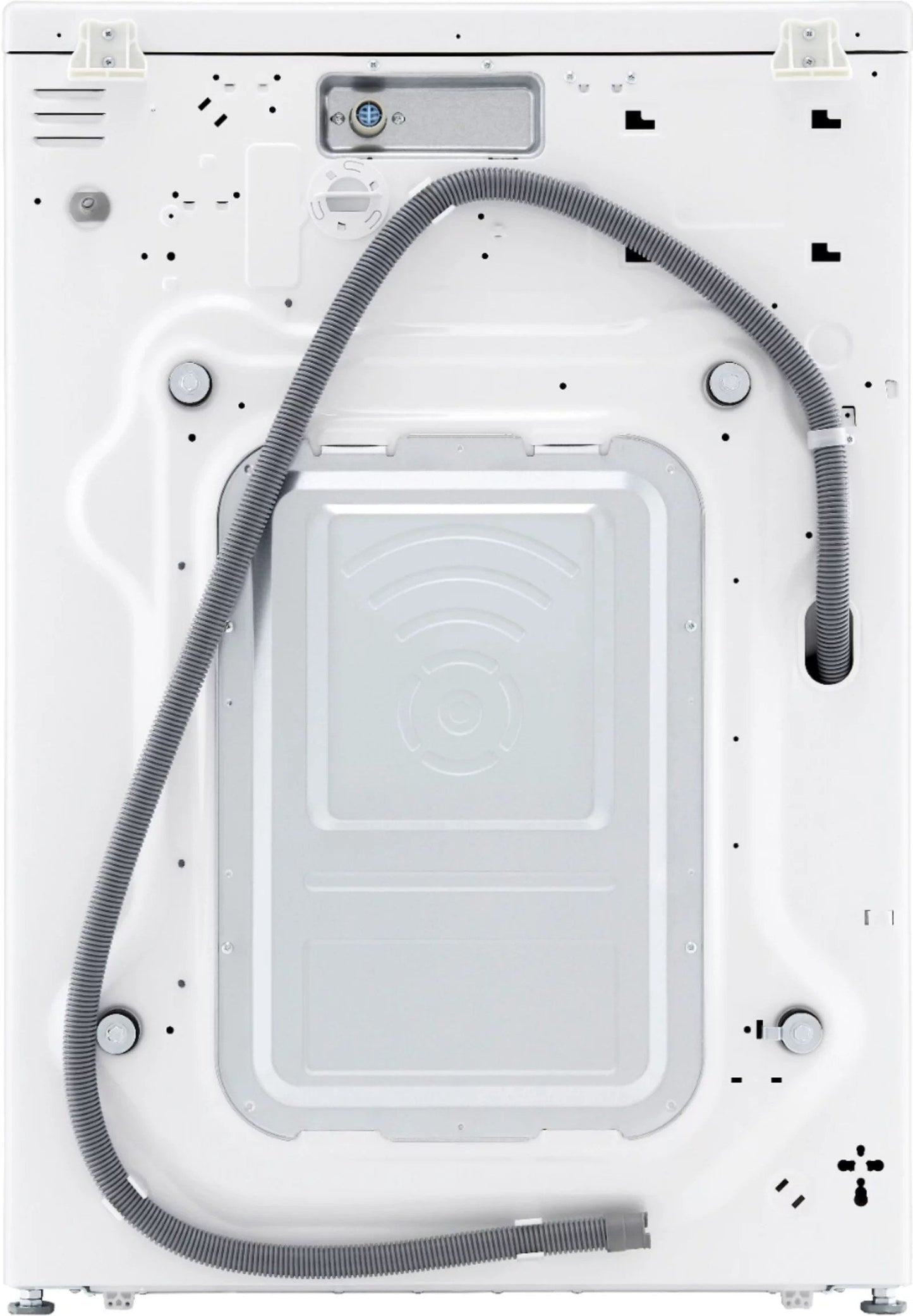 LG – 5.0 Cu. Ft. High-Efficiency Stackable Smart Front Load Washer with Steam and Built-In Intelligence – White