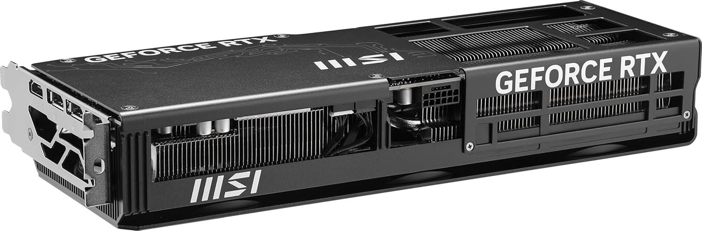 msi Gaming RTX 5080 16G Inspire 3X OC Black Graphics Card (16GB GDDR7, 256-bit, Extreme Clock 2655 MHz, DisplayPort x 3 2.1a, HDMI 2.1b, NVIDIA Blackwell Architecture)