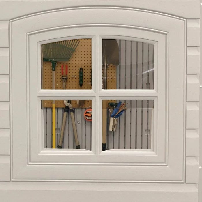 8 Ft. W x 10 Ft. D Plastic Traditional Storage Shed