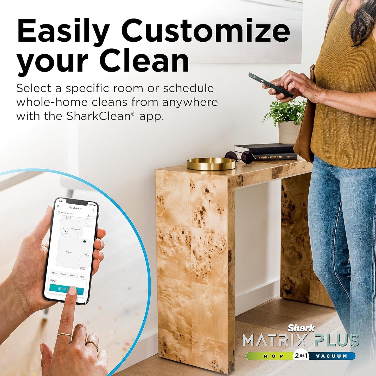 Shark AI Ultra Voice Control Robot Vacuum with Matrix Clean Navigation, Home Mapping, 60-Day Capacity, XL Self-Empty Base for Homes with Pets, Carpet & Hard Floors, Cool Grey