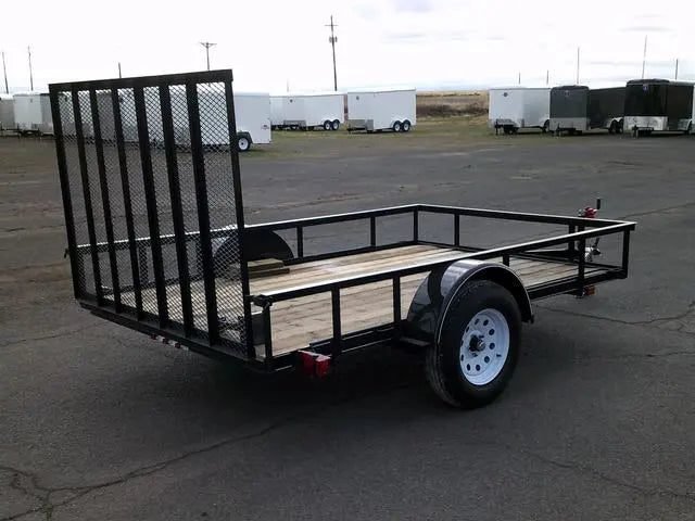 6×10 Heavy-Duty Utility Trailer – Single Axle with Wood Floor &amp; LED Lights