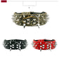 Fashionable Rivet Pet Collar Large Dog Collar For Fat Puppy Leashes For Bulldog Pug Stainless Steel Dog Chain Pet Products