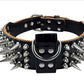 Fashionable Rivet Pet Collar Large Dog Collar For Fat Puppy Leashes For Bulldog Pug Stainless Steel Dog Chain Pet Products