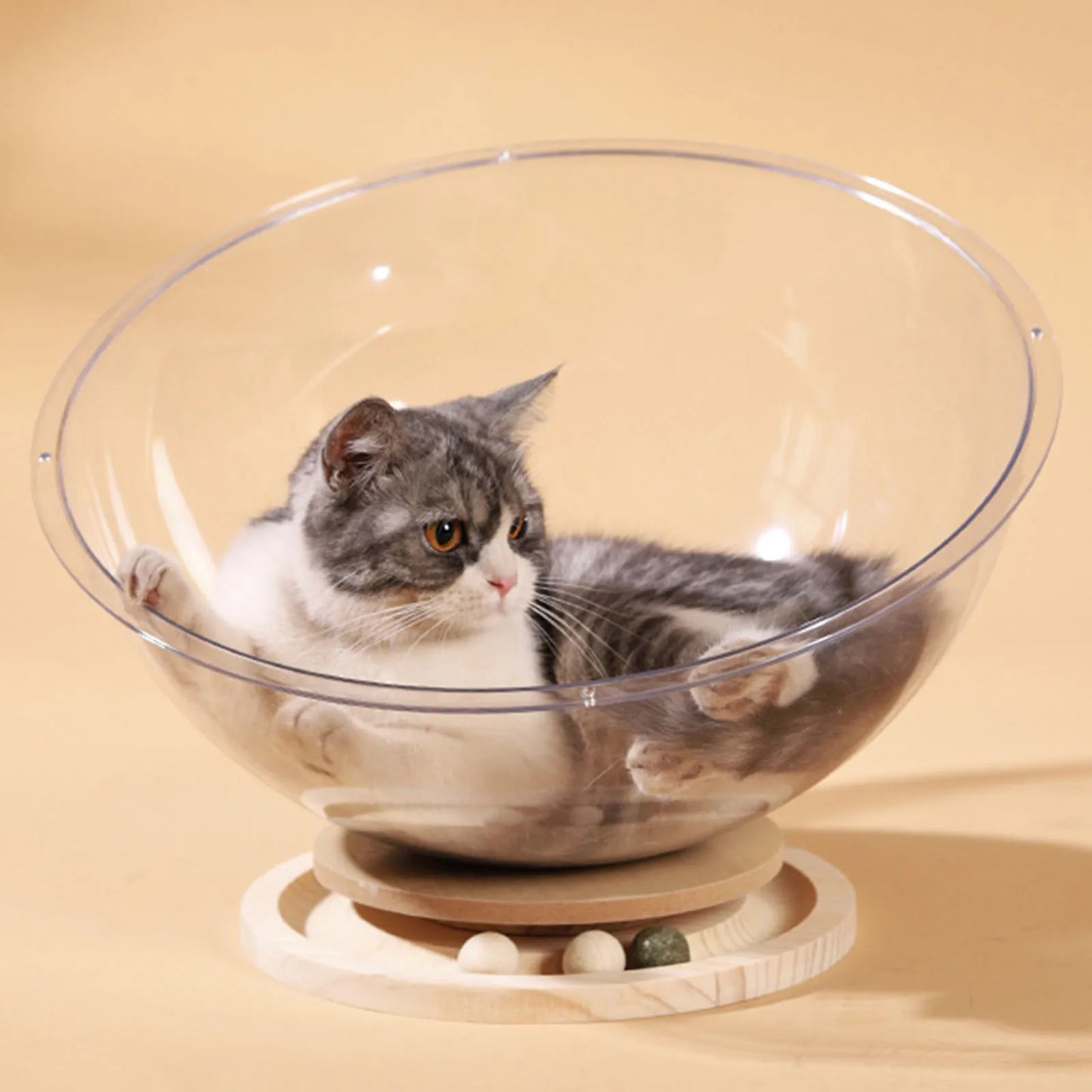 Space Capsule Cat Bed Kitten Nest