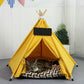 Pet Teepee with Double-Sided Thick Cushion