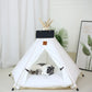 Pet Teepee with Double-Sided Thick Cushion