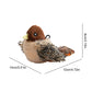 Interactive Chirping Bird Cat Toy Pet Simulation Bird Touch Voice Doll Interactive Cat Rechargeable Lifelike Bird Plush Toy