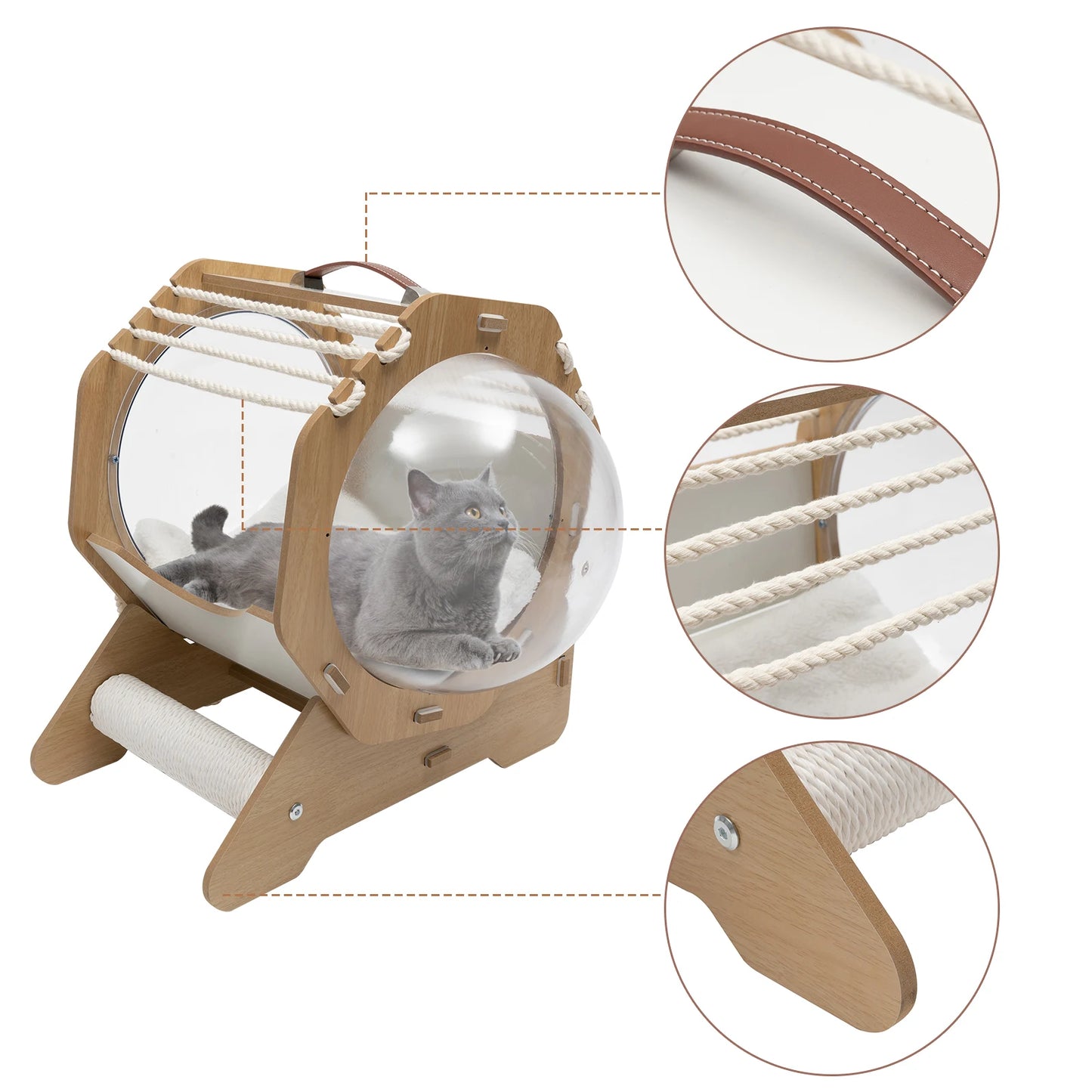 Cat Dog MDF Modern Pet Bed House