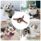 Interactive Cat Toys Chirping Bird Cat Toy Sparrow Plush Toys USB Rechargeable Kitten Toys Flapping Wings Interactive Cat Toy