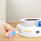 ROJECO 2 in 1 Smart Cat Toys Automatic Feather Fun Ball Toy Set For Cat Dog 5 Modes Electronic Interactive Pet Toy Accessories