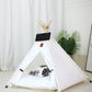 Pet Teepee with Double-Sided Thick Cushion