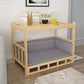 Wooden Dog Kennel Dog House Double Layer