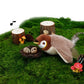 Interactive Cat Toys Chirping Bird Cat Toy Sparrow Plush Toys USB Rechargeable Kitten Toys Flapping Wings Interactive Cat Toy