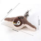 Interactive Cat Toys Chirping Bird Cat Toy Sparrow Plush Toys USB Rechargeable Kitten Toys Flapping Wings Interactive Cat Toy
