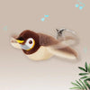 Interactive Cat Toys Chirping Bird Cat Toy Sparrow Plush Toys USB Rechargeable Kitten Toys Flapping Wings Interactive Cat Toy