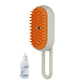 Cat Steam Brush Steamy Dog Brush 3 in 1 Electric Spray Cat Hair Brushes USB Rechargeable Dog Grooming Massage Comb for Pet Hairs