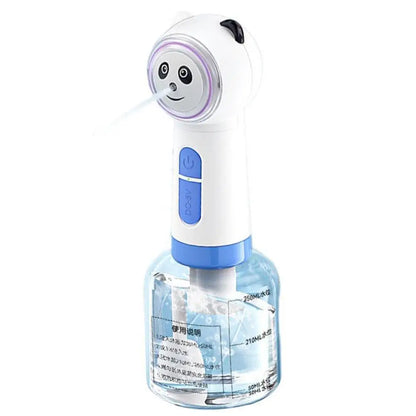 Pet Bubbler Panda Style Usb Charging Cat Dog Electric Shampoo Soap Foam Machine Pet Cleaning Bathing Tools