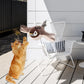 Interactive Cat Toys Chirping Bird Cat Toy Sparrow Plush Toys USB Rechargeable Kitten Toys Flapping Wings Interactive Cat Toy