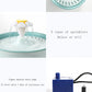 Cat Automatic Water Fountain Built-in Activated Carbon 2.4L Water Dispenser Silent Drinking USB Charge Electric Pet Feeder Bowl