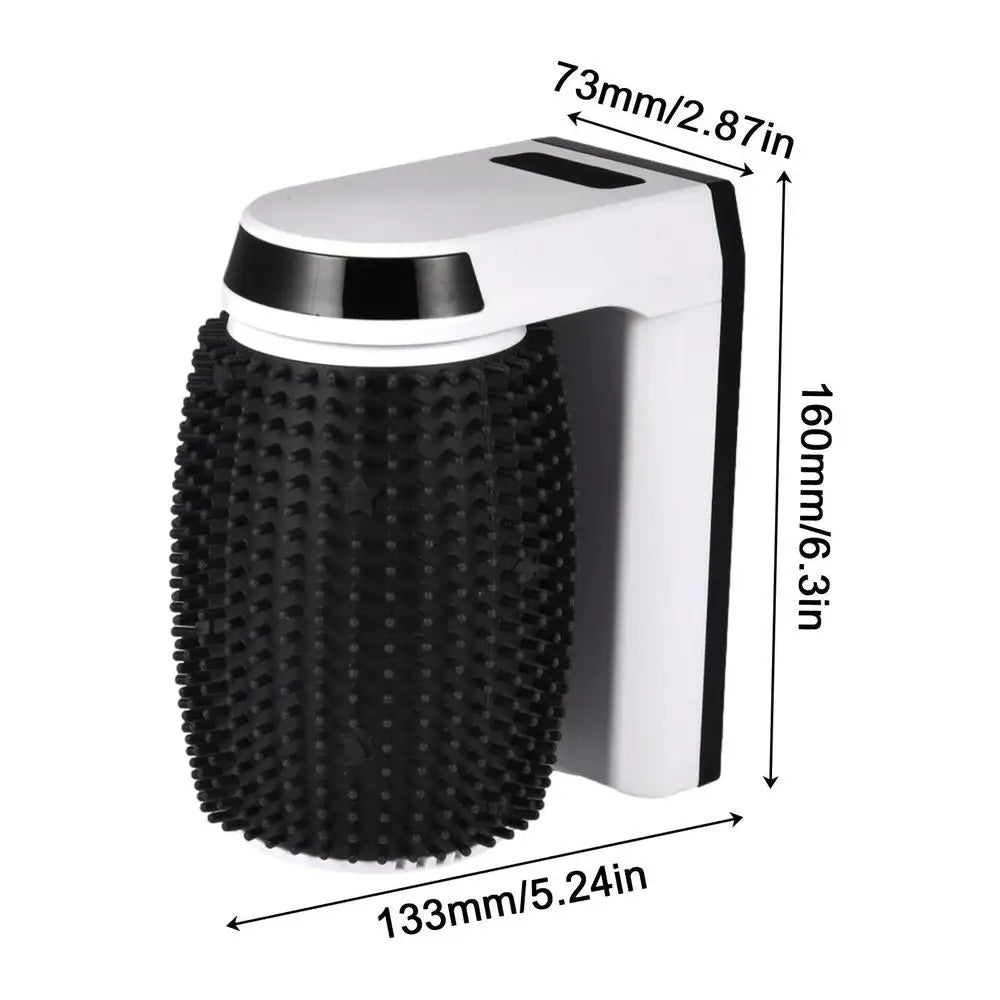Creative Cat Self Groomer With Catnip Automatic Rotating Cat Massager Wall Corner Groomers Smart Self Cleaning Cat Brush