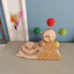 3-in-1 Multi-Functional Interactive Cat Toy Set - Interactive Ferris Wheel Sisal Ball, Cat Teaser Wand, And Solid Wood Cat