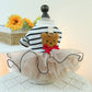 1 Pet Apparel Dog Spring/Summer Breathable White Wedding Dress Princess Dress with Pulling Cord Button For Small Medium Dogs
