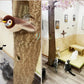 Interactive Cat Toys Chirping Bird Cat Toy Sparrow Plush Toys USB Rechargeable Kitten Toys Flapping Wings Interactive Cat Toy