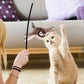 Interactive Cat Toys Chirping Bird Cat Toy Sparrow Plush Toys USB Rechargeable Kitten Toys Flapping Wings Interactive Cat Toy