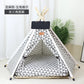 Pet Teepee with Double-Sided Thick Cushion