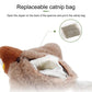 Interactive Cat Toys Chirping Bird Cat Toy Sparrow Plush Toys USB Rechargeable Kitten Toys Flapping Wings Interactive Cat Toy