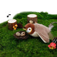 Interactive Cat Toys Chirping Bird Cat Toy Sparrow Plush Toys USB Rechargeable Kitten Toys Flapping Wings Interactive Cat Toy