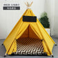 Pet Teepee with Double-Sided Thick Cushion