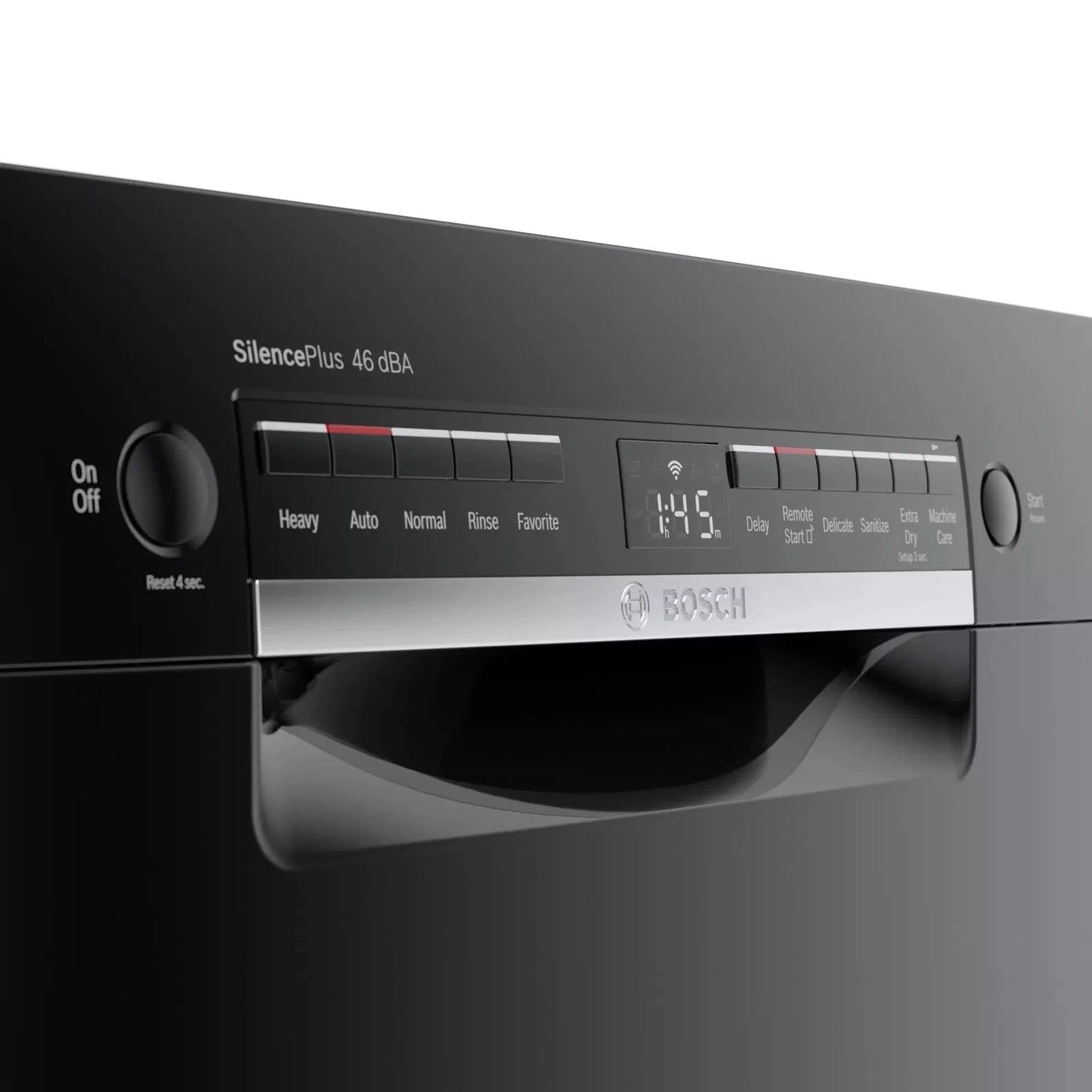 Bosch 300 Series 24″ Black Built in Dishwasher